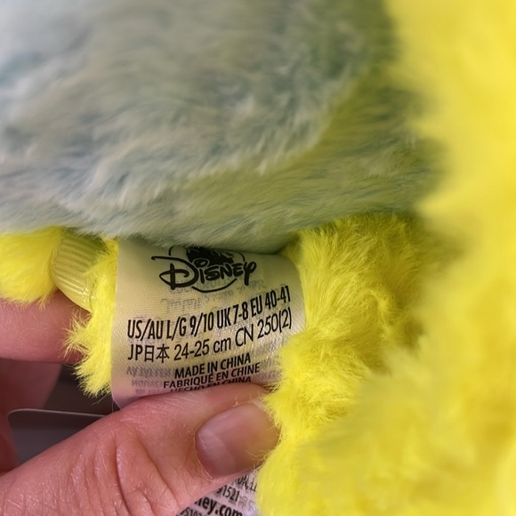 Mickey and Minnie Fuzzy Slippers - Picture 9 of 10